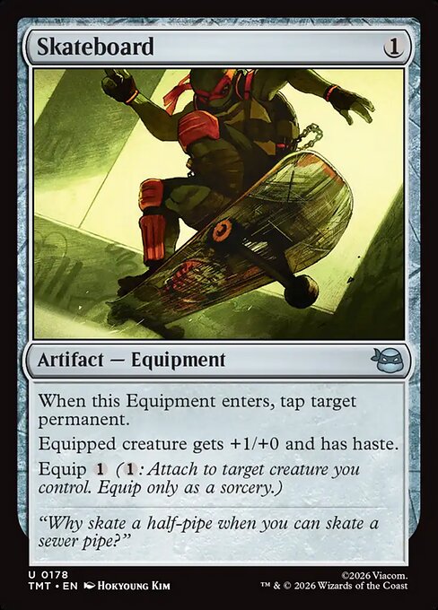 Skateboard - Magic: The Gathering TMT #178