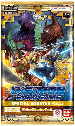 Digimon CG - Special Booster Ver 2.0 BT18-19 Booster Pack