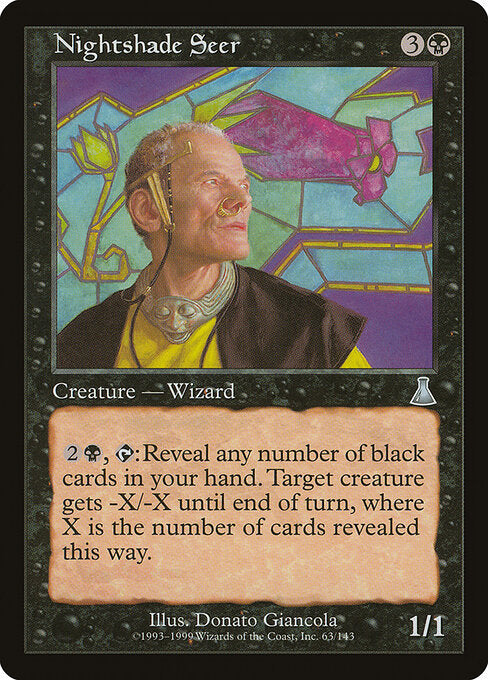 Nightshade Seer - Magic: The Gathering UDS #63