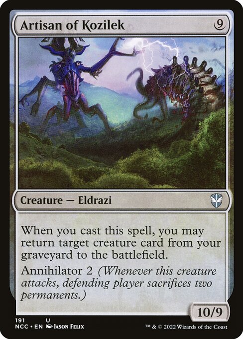 Artisan of Kozilek - Magic: The Gathering NCC #191