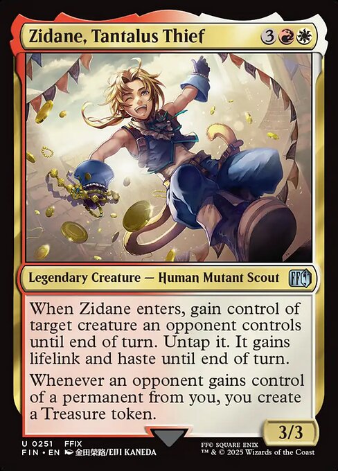 Zidane, Tantalus Thief - Magic: The Gathering FIN #251
