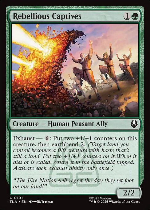 Rebellious Captives - Magic: The Gathering TLA #191