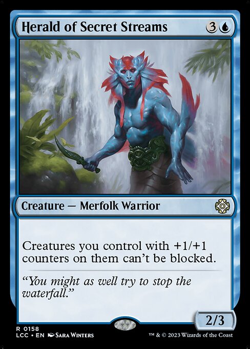 Herald of Secret Streams The Lost Caverns of Ixalan Commander lcc
