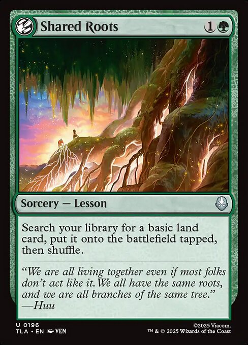 Shared Roots - Magic: The Gathering TLA #196