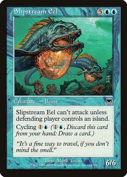 Slipstream Eel - Magic: The Gathering ONS #114