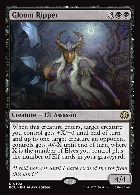 Gloom Ripper - Magic: The Gathering ECL #102