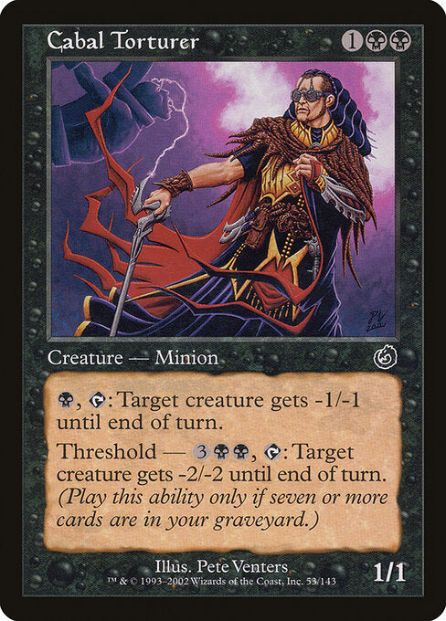 Cabal Torturer - Magic: The Gathering TOR #53