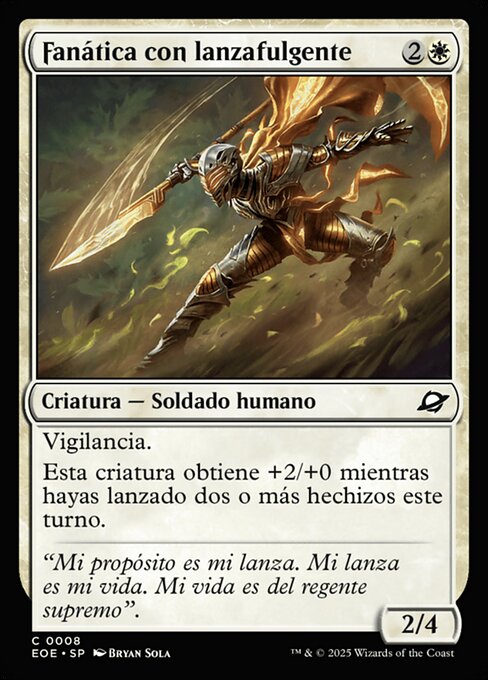 Brightspear Zealot · EOE #8 · ES