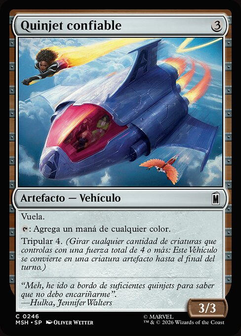 Dependable Quinjet · MSH #246 · ES