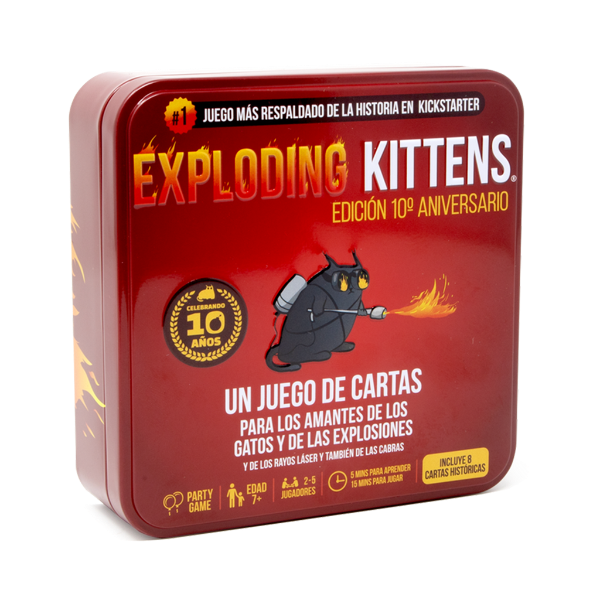 Exploding Kittens edición de 10º aniversario