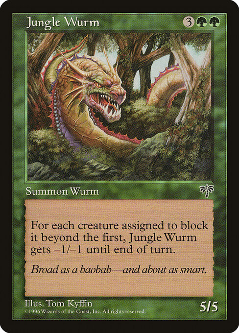 Jungle Wurm - Magic: The Gathering MIR #224