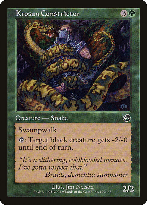 Krosan Constrictor - Magic: The Gathering TOR #129