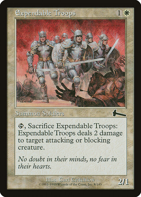Expendable Troops - Magic: The Gathering ULG #8