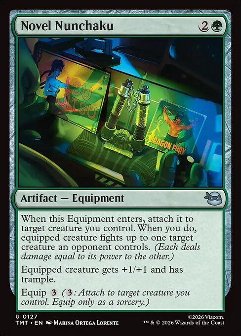 Novel Nunchaku - Magic: The Gathering TMT #127