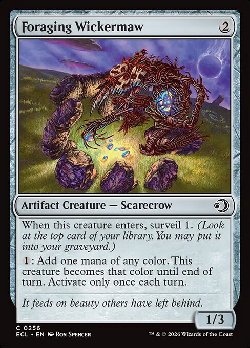 Foraging Wickermaw - Magic: The Gathering ECL #256