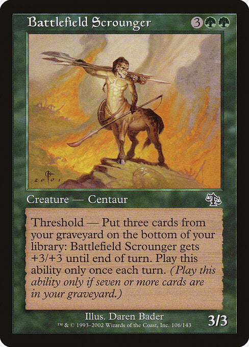 Battlefield Scrounger - Magic: The Gathering JUD #106