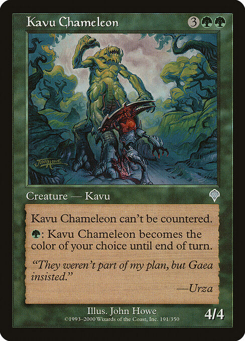 Kavu Chameleon - Magic: The Gathering INV #191