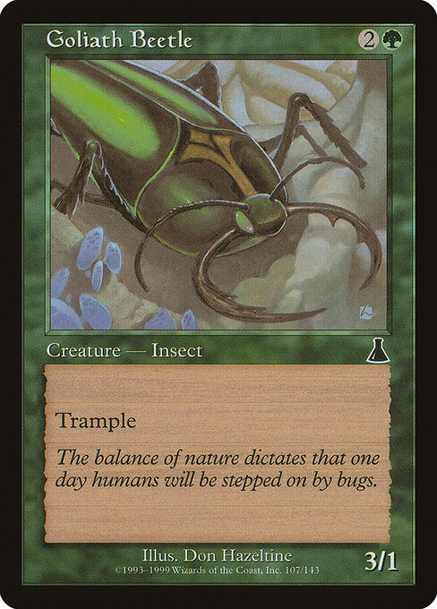 Goliath Beetle - Magic: The Gathering UDS #107