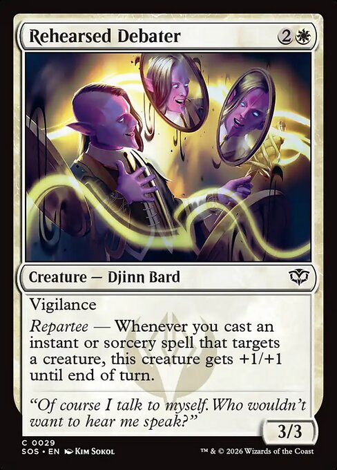 Rehearsed Debater - Magic: The Gathering SOS #29