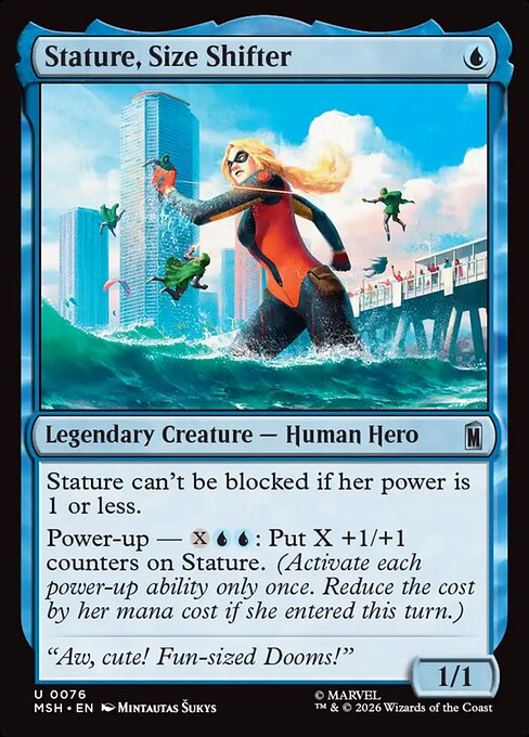 Stature, Size Shifter - Magic: The Gathering MSH #76