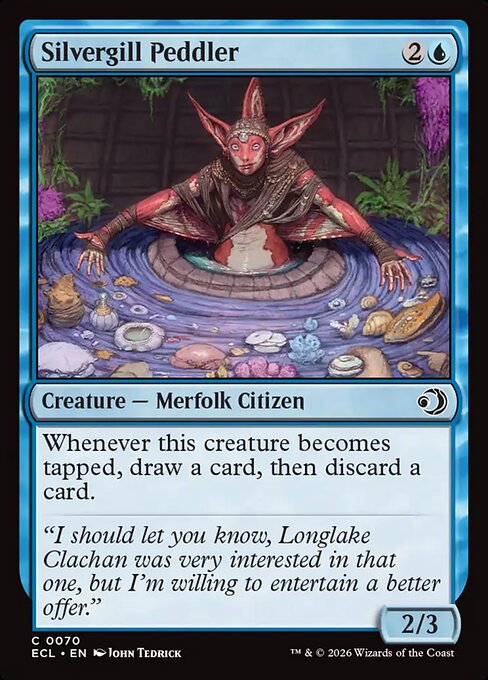 Silvergill Peddler - Magic: The Gathering ECL #70