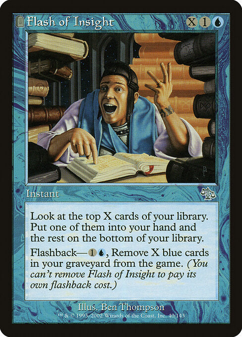 Flash of Insight - Magic: The Gathering JUD #40