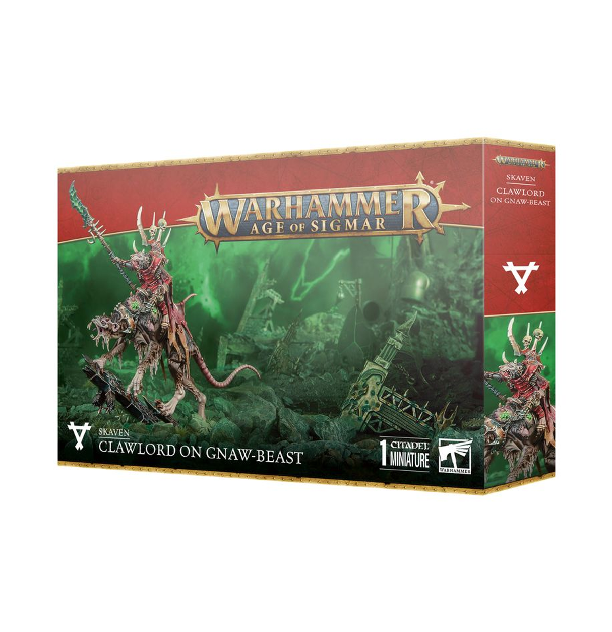 Warhammer Age of Sigmar: Skaven - Clawlord on Gnaw-Beast