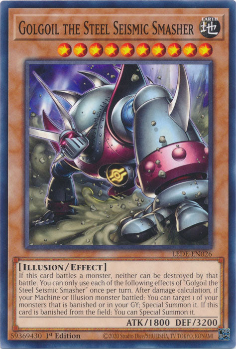 Golgoil the Steel Seismic Smasher - LEDE-EN026