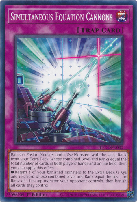 Simultaneous Equation Cannons - LEDE-EN080