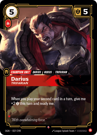 Darius, Trifarian - Riftbound TCG OGN #27
