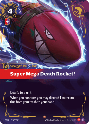 Super Mega Death Rocket! - Riftbound TCG OGN #252