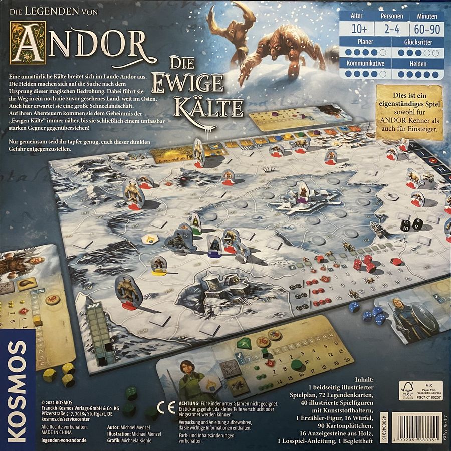 Las Leyendas de Andor: El Frio Eterno