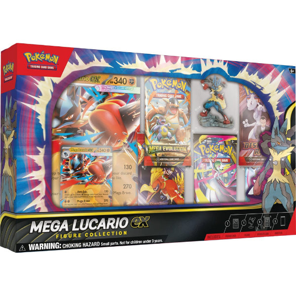 Pokemon TCG: Mega Lucario ex Figure Collection Case