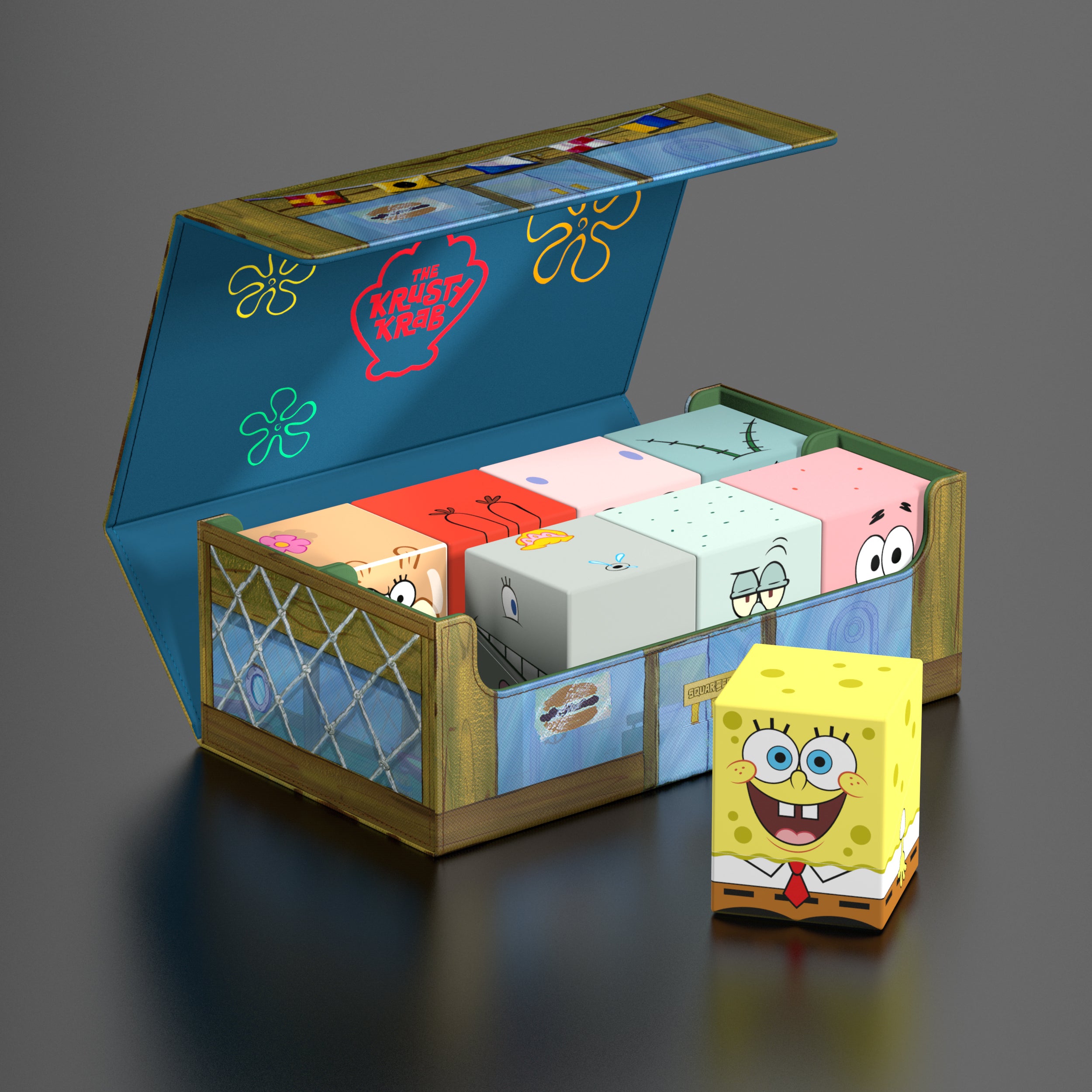 Ultimate Guard Squaroes Deck Box - 100 - Spongebob Squarepants