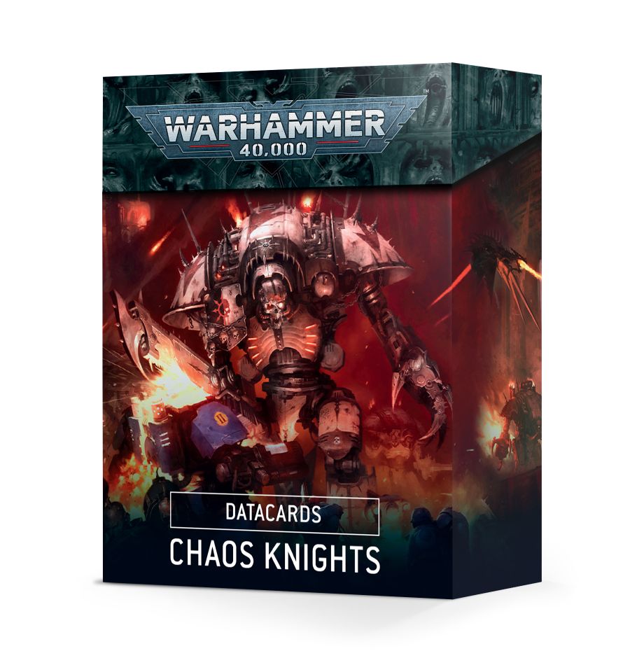 Warhammer 40k: Chaos Knights Datacards