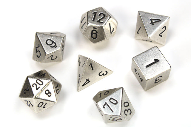 Chessex - Metal RPG 7-Dice Set