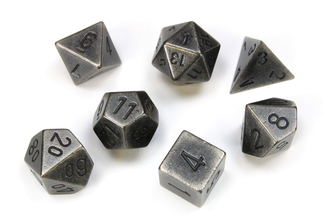 Chessex - Metal RPG 7-Dice Set