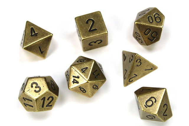 Chessex - Metal RPG 7-Dice Set