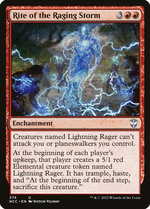 Rite of the Raging Storm - Magic: The Gathering NCC #274