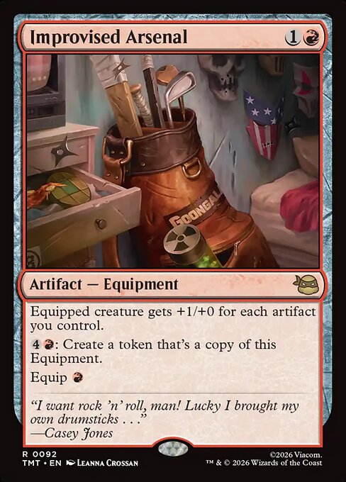 Improvised Arsenal - Magic: The Gathering TMT #92