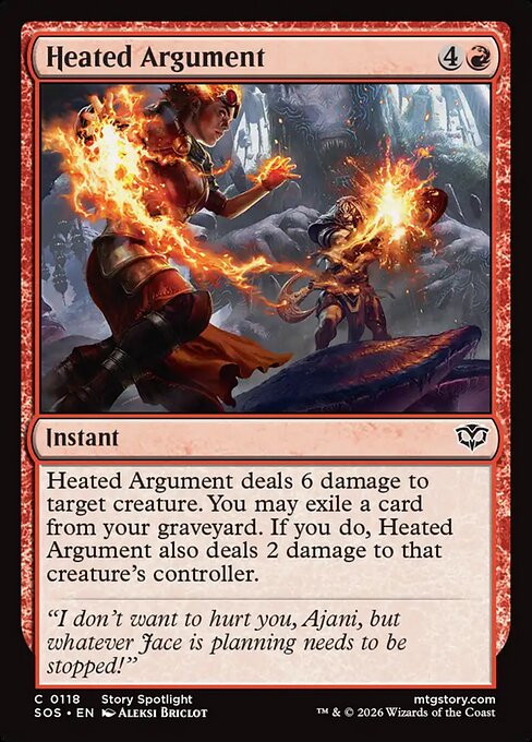 Heated Argument - Magic: The Gathering SOS #118