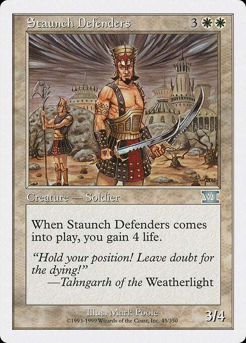 Staunch Defenders - Magic: The Gathering 6ED #45