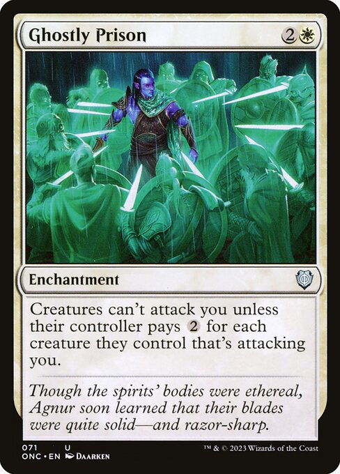 Ghostly Prison - Magic: The Gathering ONC #71