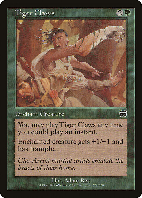 Tiger Claws - Magic: The Gathering MMQ #279