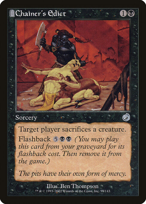 Chainer's Edict - Magic: The Gathering TOR #57