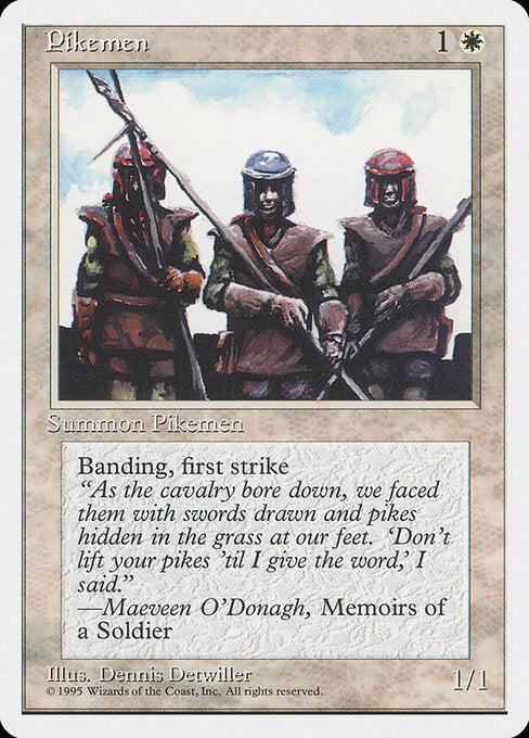 Pikemen - Magic: The Gathering 4ED #42