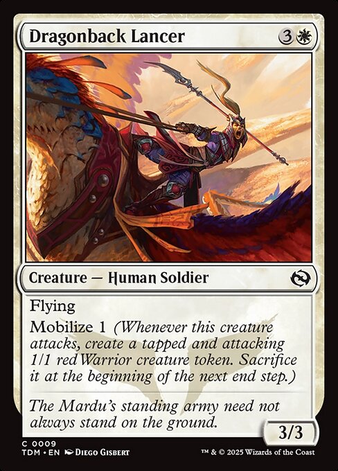 Dragonback Lancer - Magic: The Gathering TDM #9