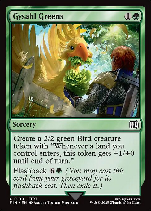 Gysahl Greens - Magic: The Gathering FIN #190