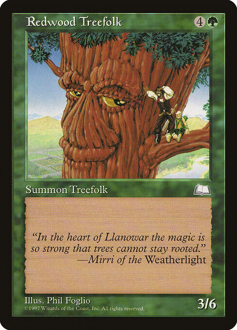 Redwood Treefolk - Magic: The Gathering WTH #138