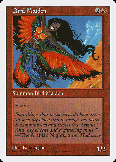 Bird Maiden - Magic: The Gathering 5ED #211